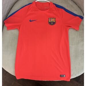 BARCELONA JERSEY TRAINING FOOTBALL SOCCER SHIRT NIKE CAMISETA MENS sz M